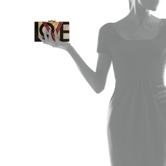✨sold✨ rafe • alicia love me lucite minaudière - Picture 2 of 8