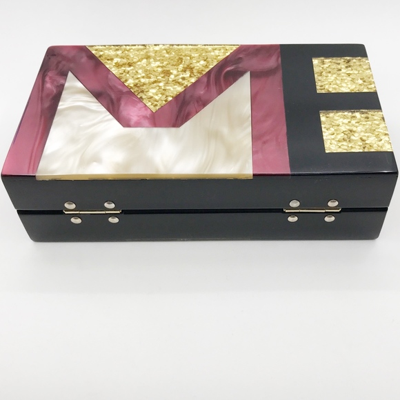 ✨sold✨ rafe • alicia love me lucite minaudière - Picture 4 of 8