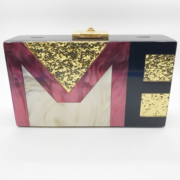 ✨sold✨ rafe • alicia love me lucite minaudière - Picture 6 of 8