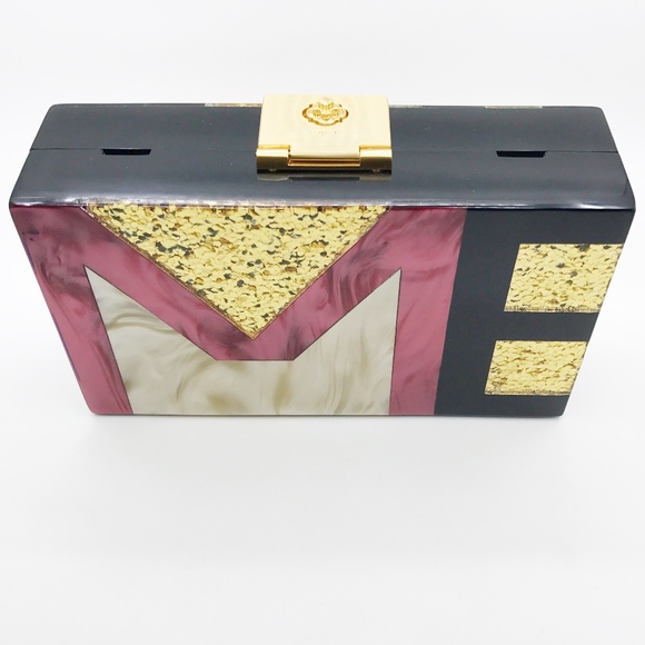 ✨sold✨ rafe • alicia love me lucite minaudière - Picture 5 of 8