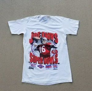80s 49ers Joe Knows graphic t-shirt!
