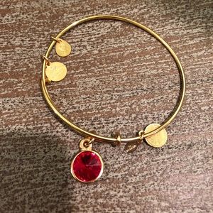 Alex and Ani July birthstone red ruby bracelet new