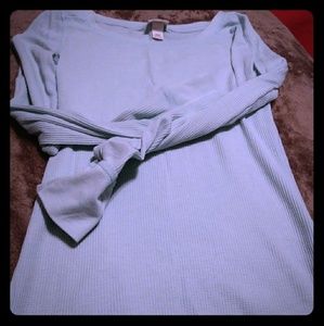 Mossimo thermal tee, m, mint green