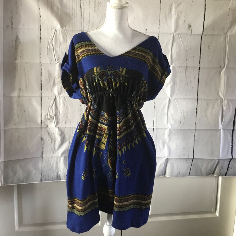Women’s blue dress