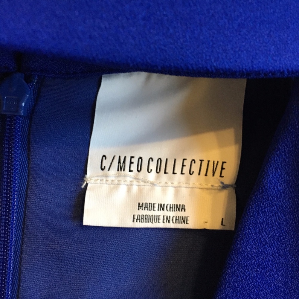 C/Meo Say It Right Dress, Cobalt Blue, Large - Picture 3 of 8