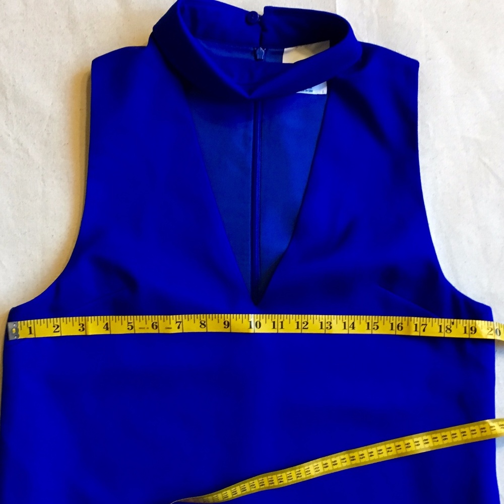 C/Meo Say It Right Dress, Cobalt Blue, Large - Picture 7 of 8