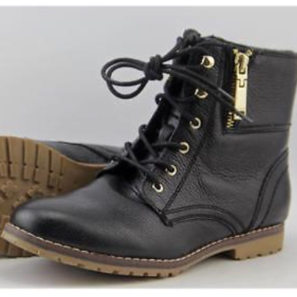 tommy hilfiger combat boots