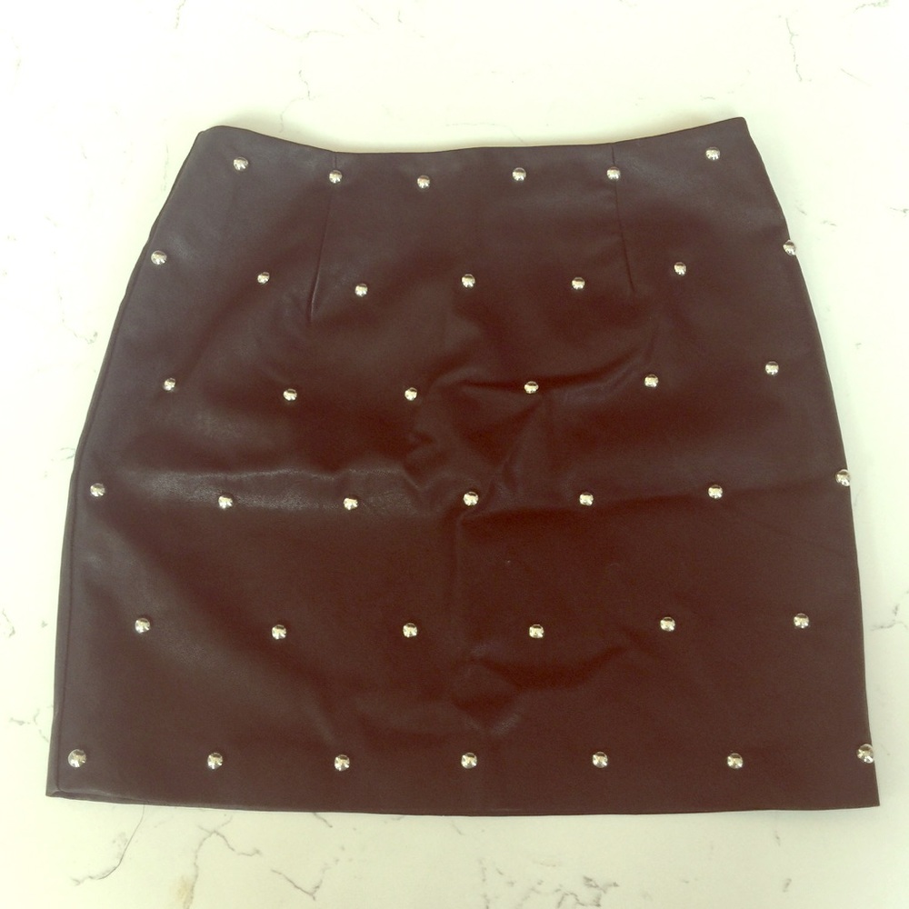 Forever 21 leatherette skirt