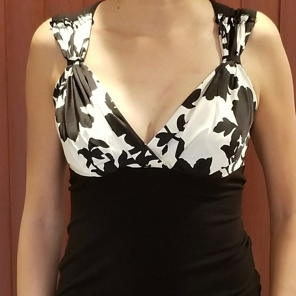 BEBE Blouse, silk bust area.