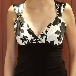 BEBE Blouse, silk bust area.