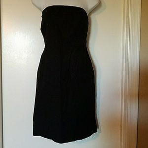 Black Strapless Mini Dress