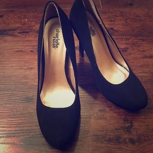 Black high heels