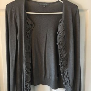Gray cardigan