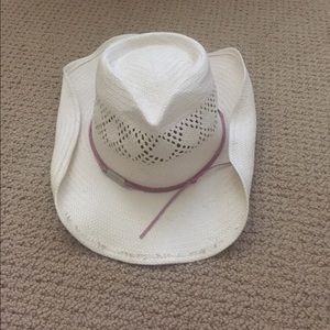 White cowboy hat