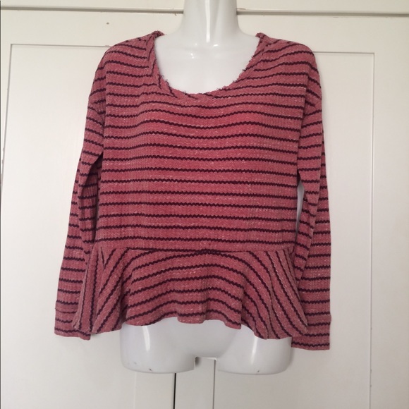 FREE PEOPLE We The Free "In a Line" Peplum Tee - Picture 1 of 4