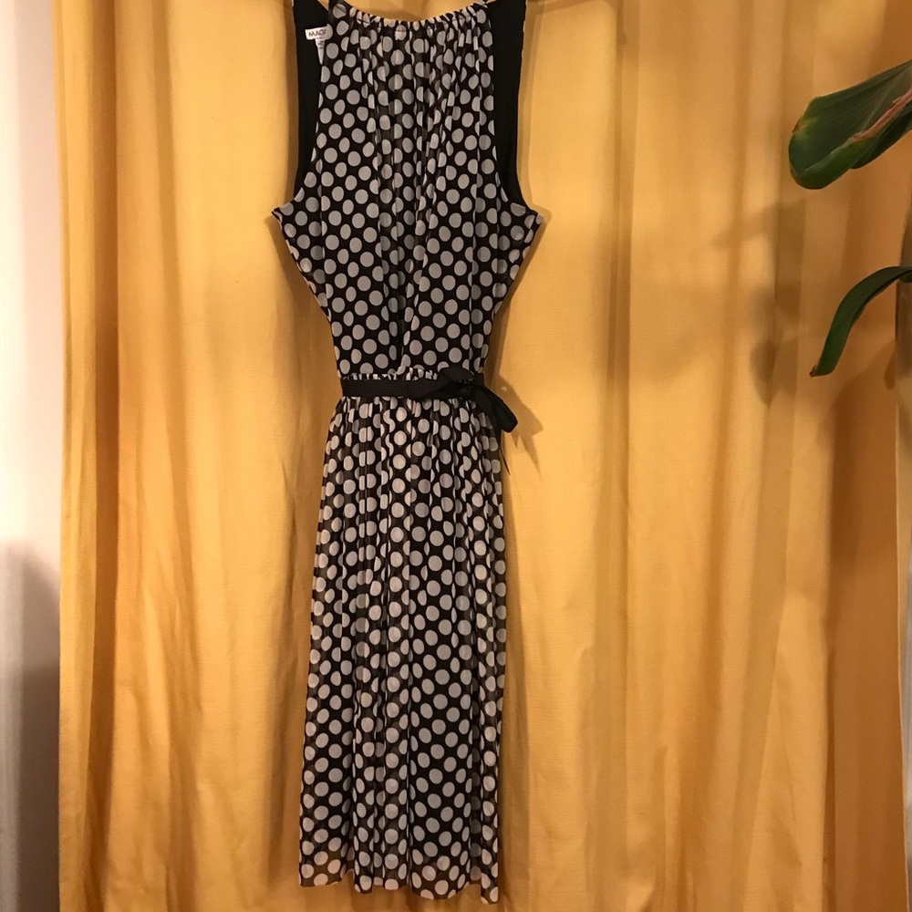 Maggy London Polka Dot Dress Size 14