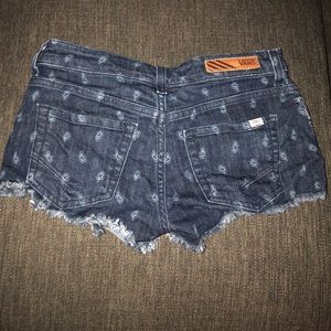 Vans jean shorts
