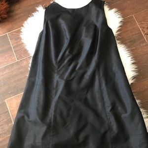 Black Silk Plus Size Sheath Dress