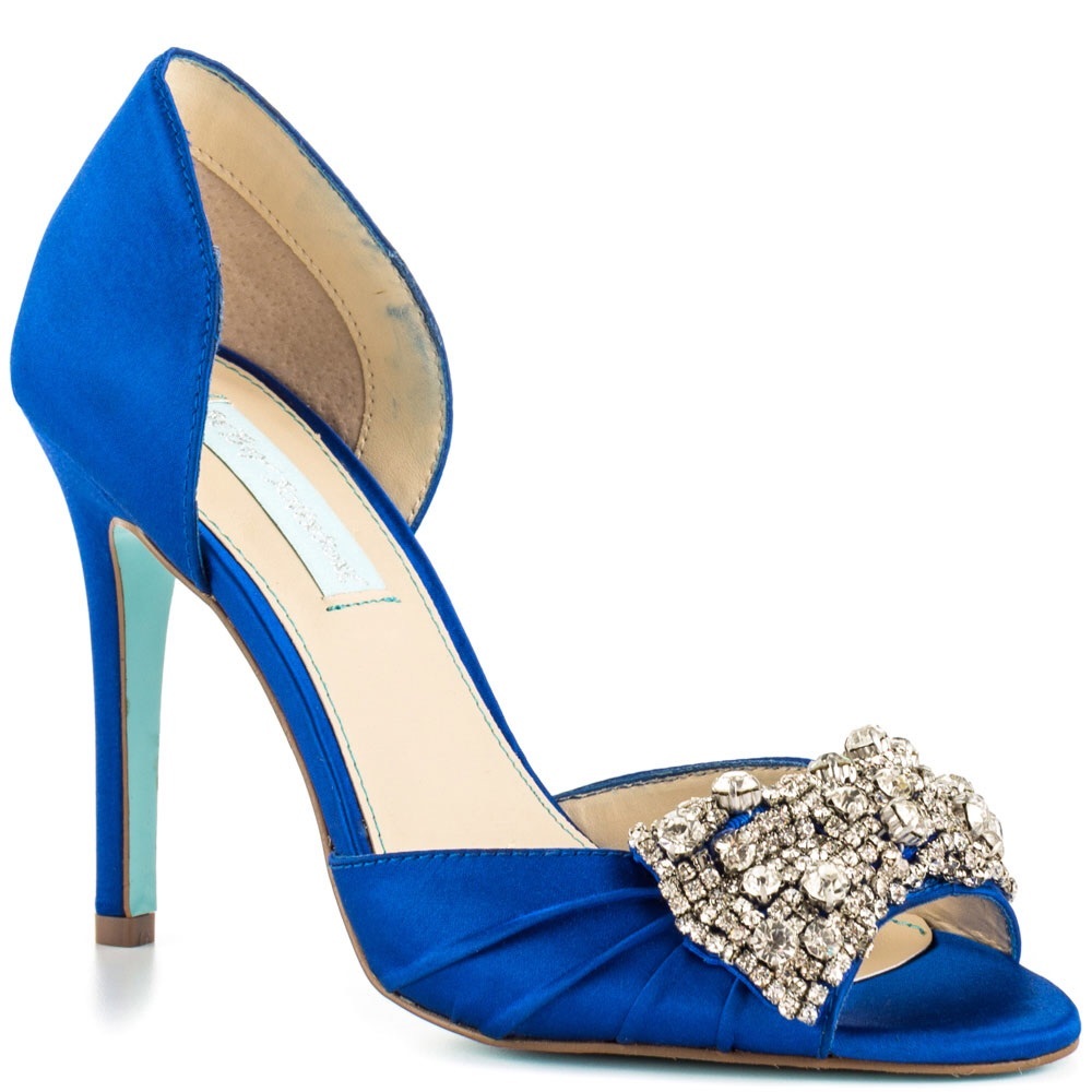 Royal Blue Wedding Shoes -Blue by Betsy Johnson