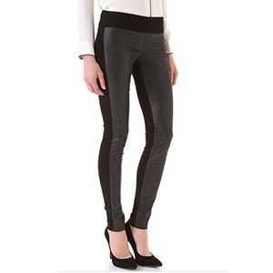 Club Monaco Leather Leggings