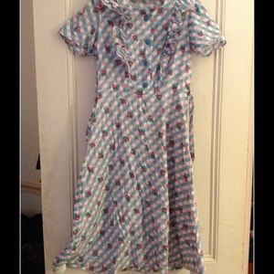 Rockabilly 40s cotton day dress
