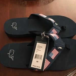 NWT! Vineyard Vines American 🇺🇸 Flip Flops