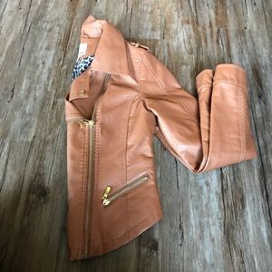 🍁Faux Leather Moto Jacket🍁