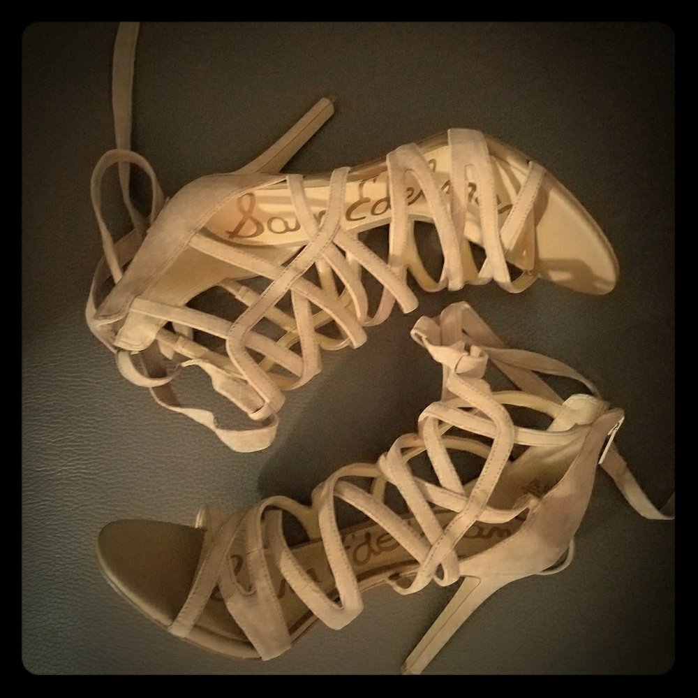 Oatmeal Suede Sandal