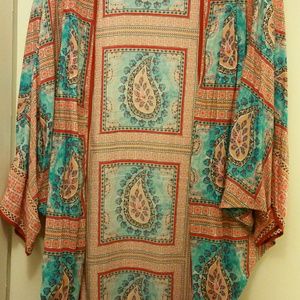 Tolani kimono "Feathers", multicolored