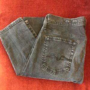 7 For All Mankind Gwenevere Dark Grey Jeans