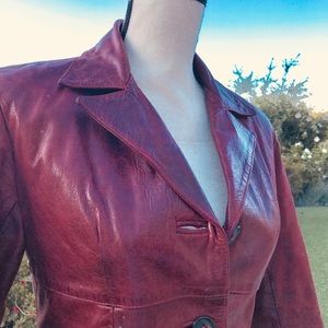 Leather jacket made in UK .. vintage..gently used