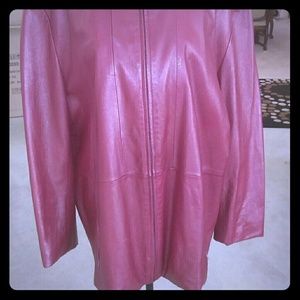 Red Wilsons Leather Jacket