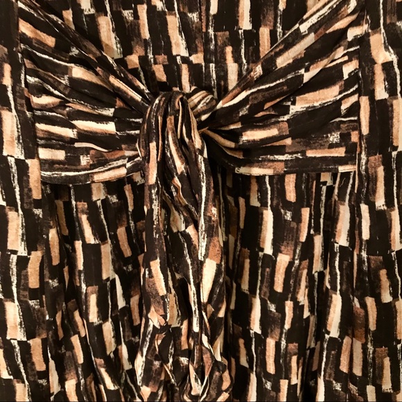 Jones New York 1940s style silk and cotton dress - Picture 3 of 6