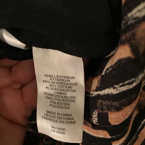 Jones New York 1940s style silk and cotton dress - Picture 5 of 6