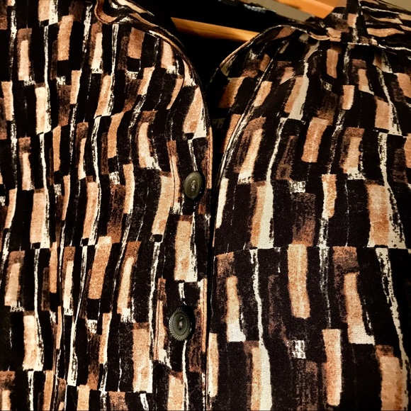 Jones New York 1940s style silk and cotton dress - Picture 6 of 6