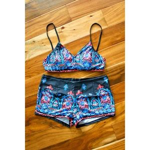 High-Waisted Boyshort Bikini