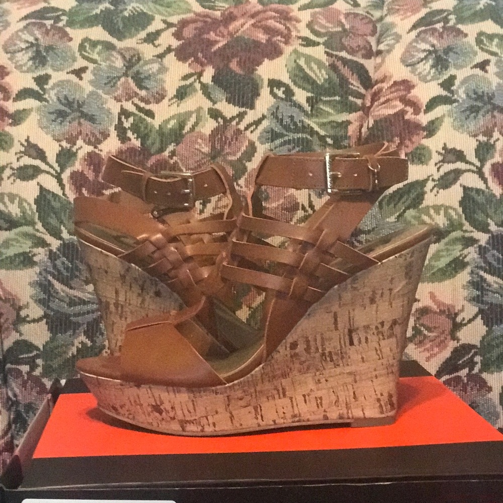 G by Guess wedge sandals