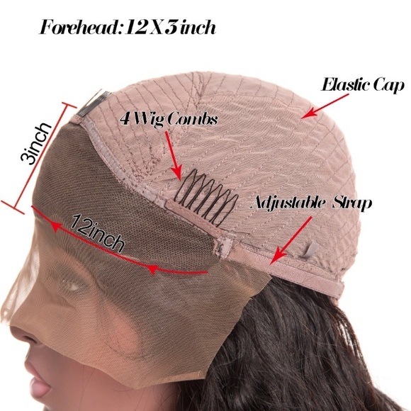 100% Brazilian hair Glue-less full Lace front Wig main image 5