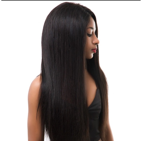 100% Brazilian hair Glue-less full Lace front Wig main image 6