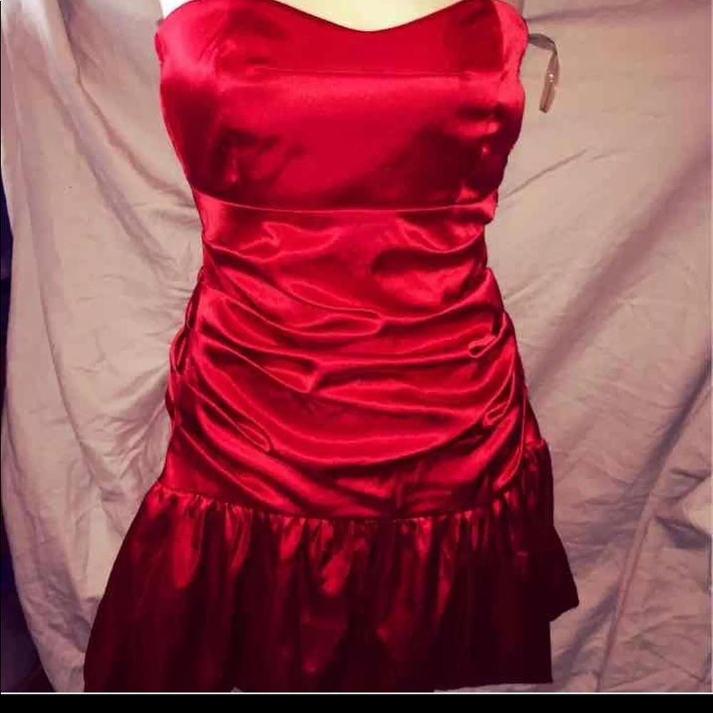 Ruby Rox Red formal party dress Sz S