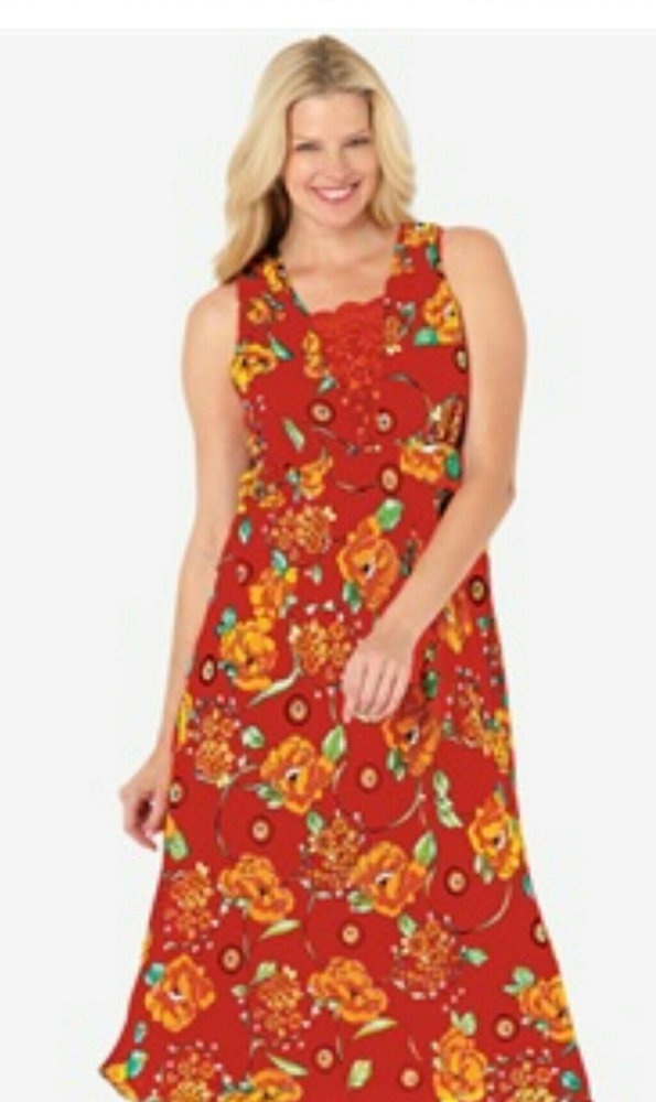 SLEEVELESS EMPIRE DRESS