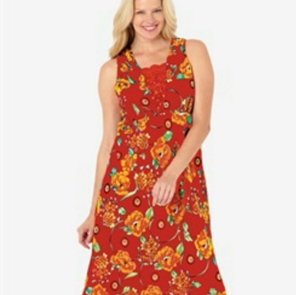 SLEEVELESS EMPIRE DRESS - Picture 3 of 3