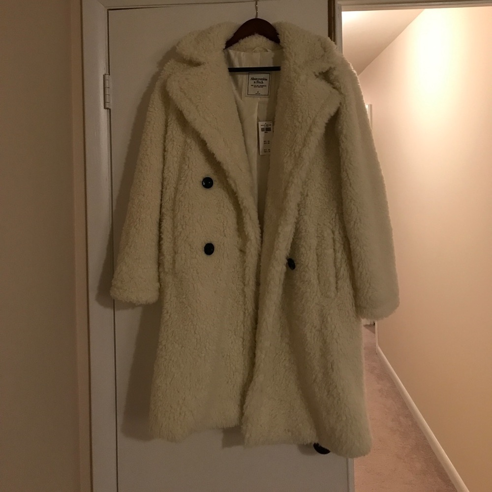 Abercrombie and Fitch Faux Fur Jacket