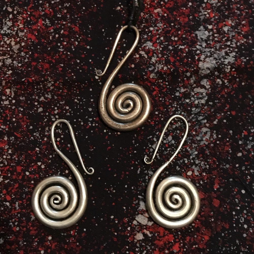 Miao silver pendants/ earrings