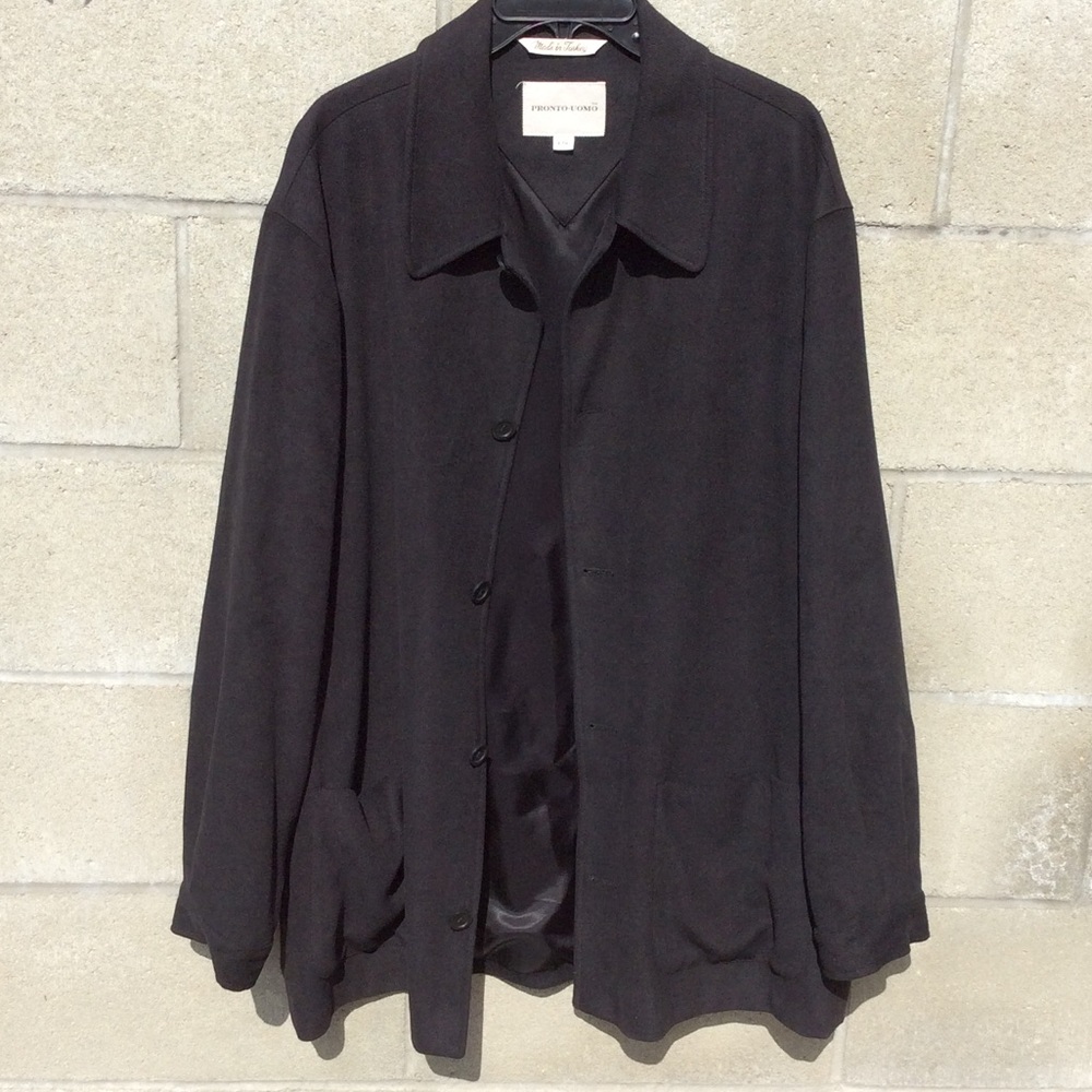 Pronto Uomo Black Basic Essential Staple Button D… - image 8