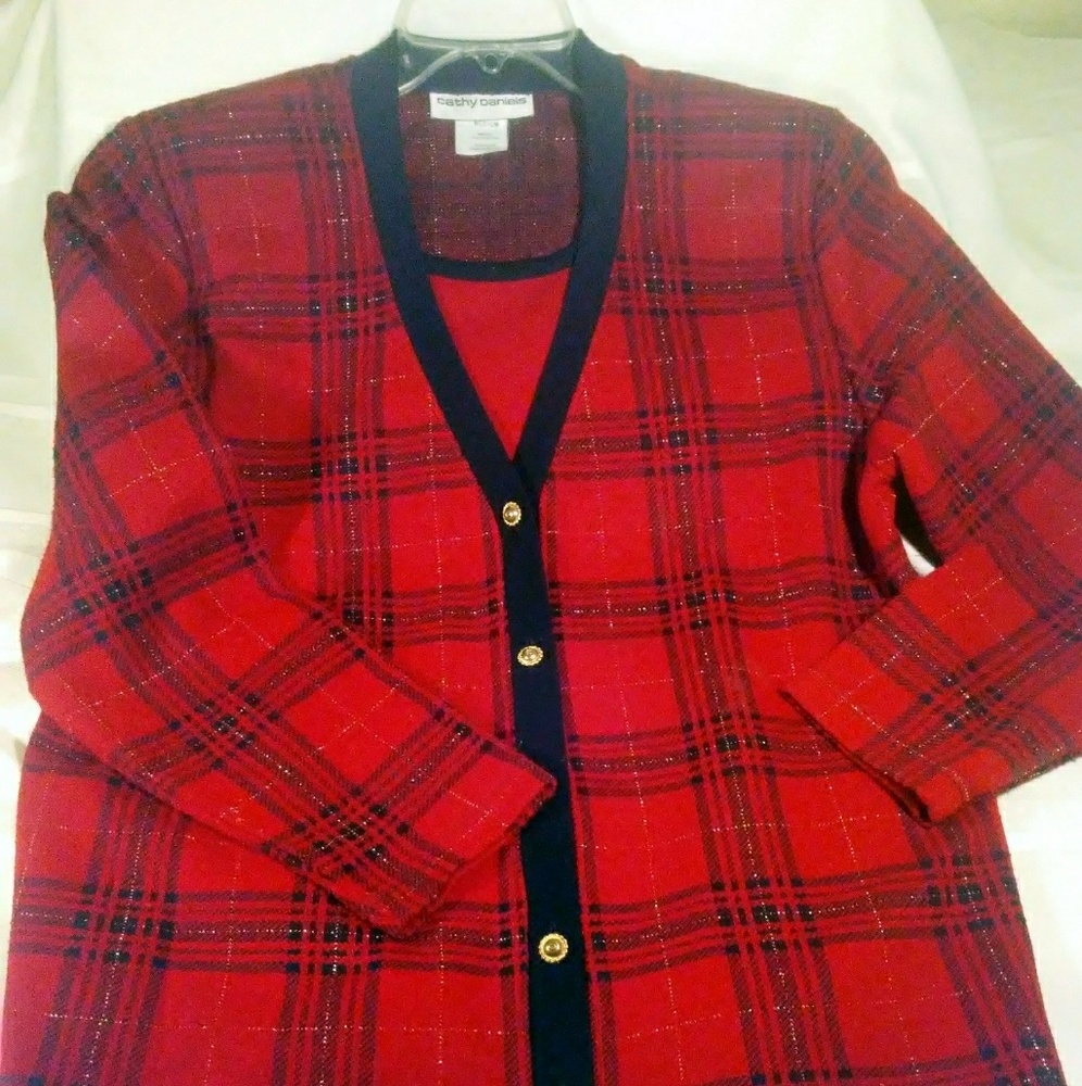 TWINSET Sparkling Tartan Plaid ~M~LN
