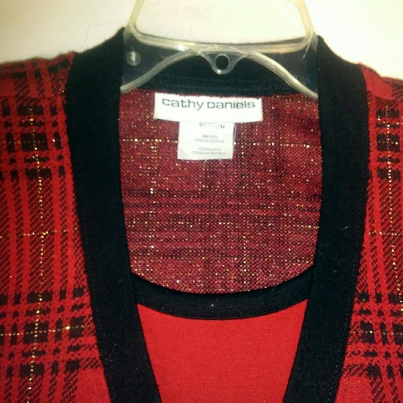 TWINSET Sparkling Tartan Plaid ~M~LN - Picture 4 of 8