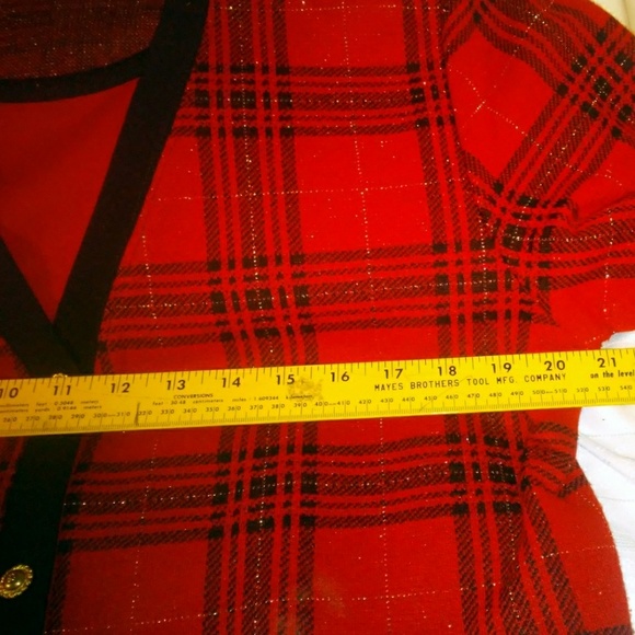 TWINSET Sparkling Tartan Plaid ~M~LN - Picture 8 of 8