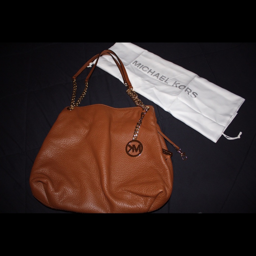 MICHAEL KORS Jet Set Large Leather Shoulder Bag