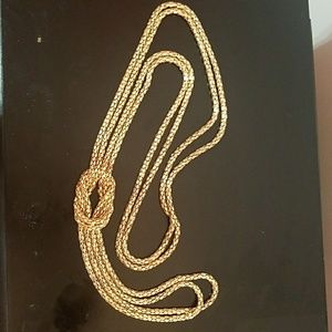 Gold color necklace